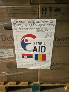Serbia a oferit României un ajutor constând în peste 6.300 de flacoane de anticorpi monoclonali şi concentratoare de oxigen - FOTO