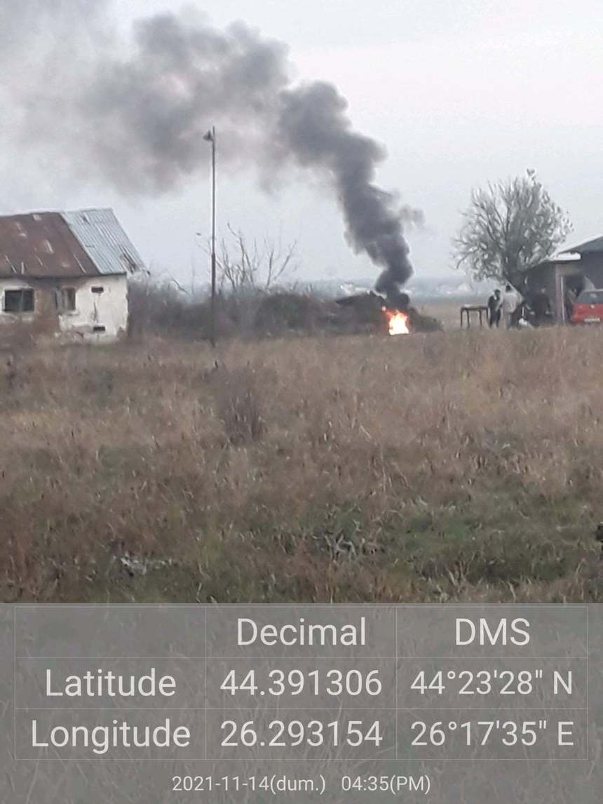 Garda de Mediu: Arderi necontrolate de anvelope, cabluri şi deşeuri din plastic, în localităţile Glina, Manolache, Bălăceanca