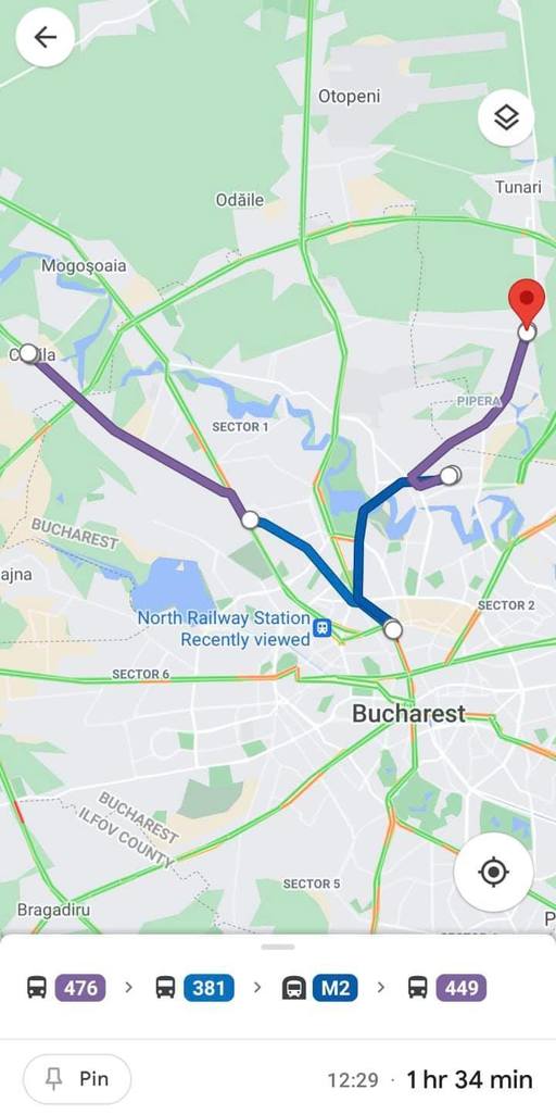 Nicuşor Dan: De azi transportul public din Bucureşti este oficial şi pe hărţile Google/ Într-o primă etapă se afişează planificarea curselor. Ulterior, vom afişa în timp real funcţionarea mijloacelor de transport public