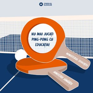 Consiliul Naţional al Elevilor a lansat petiţia ”Nu mai jucaţi ping-pong cu educaţia din România” / Elevii cer ca regulile să nu mai fie schimbate în timpul jocului, dar şi măsuri clare pentru derularea şcolii în timp de pandemie 