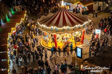 PMB: De sâmbătă, capacitatea evenimentului Bucharest Christmas Market din Piaţa Universităţii este limitată la 1.000 de persoane simultan. Programul se va încheia la 21.00, în fiecare seară