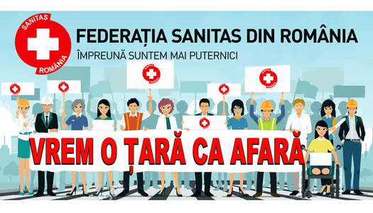 Sanitas acuză că personalul medical din România nu a avut aceleaşi beneficii ca salariaţii din Sănătate din alte state membre ale UE