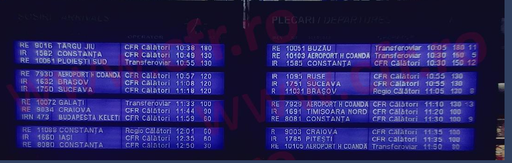 Protest al feroviarilor - Sute de minute întârziere pentru trenurile care ajung sau pleacă din Gara de Nord