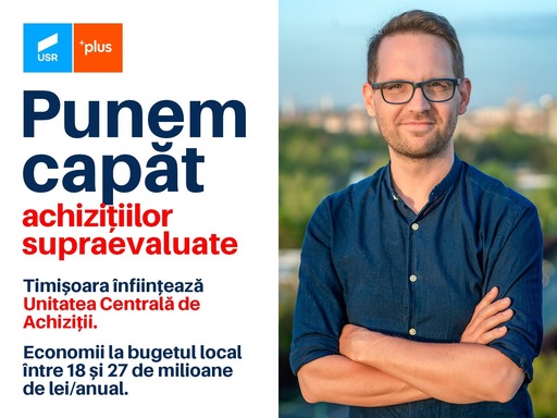 Dominic Fritz anunţă că Primăria Timişoara lansează primul program de bugetare participativă din istoria oraşului