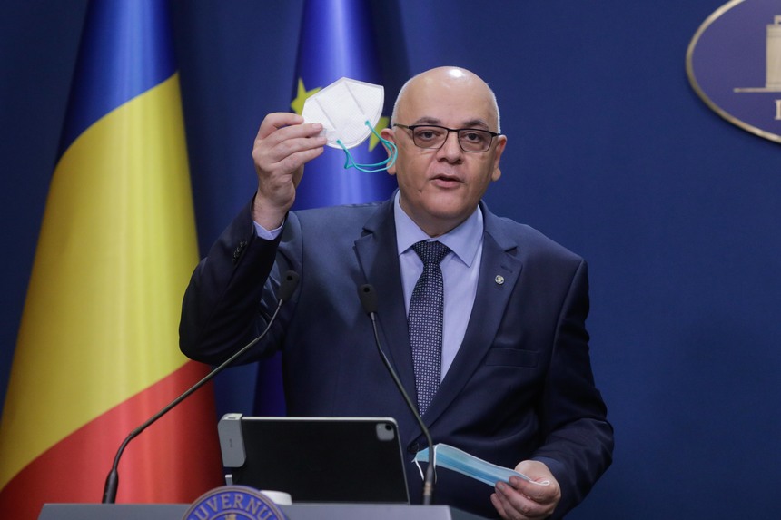 Raed Arafat: Astăzi am depăşit 500 de cazuri în secţiile de terapie intensivă, capacitate de preluare încă există / Sunt zile în care avem doi pacienţi noi în terapie intensivă, sau unu, astăzi am avut 43
