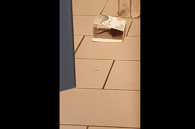 Buzău - Supermaket amendat cu 10.000 de lei după ce imagini cu un şoarece aflat în apropierea raionului de patiserie au fost postate pe Facebook - VIDEO