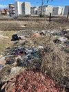 PMB: Mai multe deşeuri aflate pe nişte terenuri de la marginea Capitalei au fost arse ilegal şi au poluat zona / Poliţiştii de mediu încearcă să descopere persoanele responsabile - FOTO