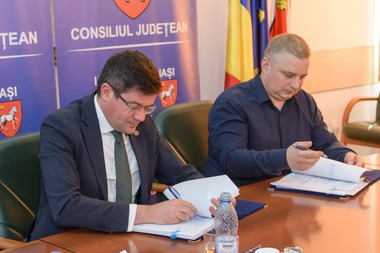 Şeful CJ Iaşi, Costel Alexe, a semnat contractul pentru proiectarea centurii uşoare a Iaşiului: Prin acest acest proiect vom reabilita şi moderniza aproximativ 73 de kilometri de drumuri