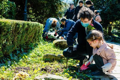 PMB întreprinde în acest week-end o amplă acţiune de plantare de flori şi plante în Parcul Cişmigiu / Nicuşor Dan: Treptat, vom face în aşa fel încât acest parc să arate corespunzător - FOTO