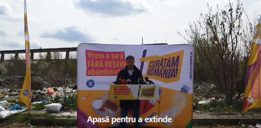 Ministrul Mediului a lansat campania “Curăţăm România” în care doreşte implicarea tuturor autorităţilor locale / Primăriilor le vor fi decontate parţial cheltuielile cu această campanie de ecologizare