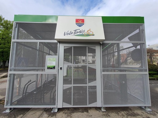 Timişoara: A fost deschisă prima parcare destinată exclusiv bicicletelor - FOTO