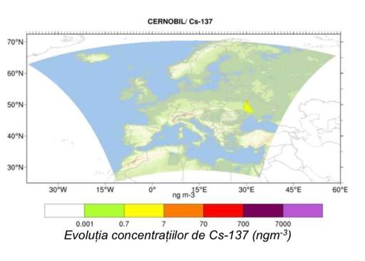 Autorităţile române afirmă că nu s-au înregistrat modificări ale radioactivităţii factorilor de mediu, în urma incendiului de pădure din apropiere de Cernobîl/ Norul de fum se va deplasa spre estul Ucrainei şi sud-vestul Rusiei