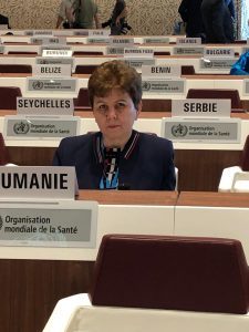 Adriana Pistol, la cea de-a 75-a Adunare Mondială a Sănătăţii, cu tema “Sănătate pentru pace, pace pentru sănătate”, în contextul conflictului din Ucraina 