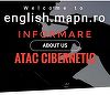 Atac cibernetic de tip DDOS asupra versiunii în limba engleză a site-ului MApN, respins de specialiştii Comandamentului Apărării Cibernetice din minister