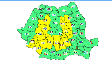 UPDATE - Meteorologii anunţă că vremea va fi caldă luni în Bucureşti, iar spre seară sunt posibile averse şi intensificări ale vântului / Care va fi temperatura maximă / Cod galben de instabilitate atmosferică în mai multe zone din ţară 