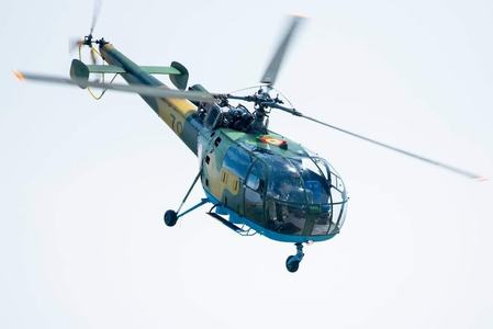 MApN: Elicopterul de producţie românească IAR316-B Alouette III a aniversat 50 de ani