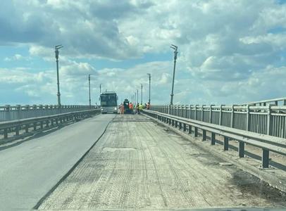 CNAIR anunţă lucrări de reabilitare pe partea carosabilă din porţiunea bulgară a „Podului Prieteniei” Giurgiu-Ruse, până în data de 26 iunie