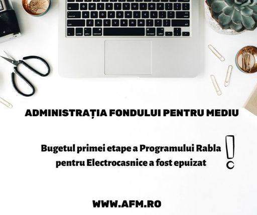 Bugetul alocat primei etape a Programului Rabla pentru Electrocasnice a fost epuizat în aproximativ două ore şi jumătate de la lansare. Cele mai multe vouchere, emise pentru frigidere