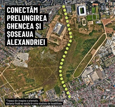 Nicuşor Dan anunţă realizarea unui proiect mare de infrastructură pentru Capitală - conexiunea dintre Prelungirea Ghencea şi Şoseaua Alexandriei, care va duce la închiderea inelului median în zona de sud a oraşului