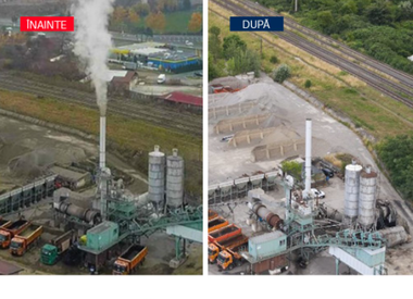 Staţie de asfalt din Braşov, închisă, după ce primăria a câştigat un proces în acest sens / Allen Coliban: Ani de zile, din staţia de asfalt a ieşit fum toxic mai ceva ca din locomotivă, afectând sănătatea oamenilor 