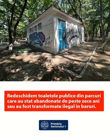 Clotilde Armand: Redeschidem fostele toalete publice dezafectate şi cele care au fost transformate în baruri în perioada anilor 2000