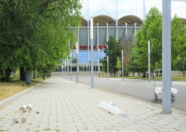 Nicuşor Dan anunţă refacerea sistemului de iluminat ornamental în perimetrul Arenei Naţionale / Valoarea proiectului e de 144.000 lei şi lucrarea va fi executată în circa 15 zile