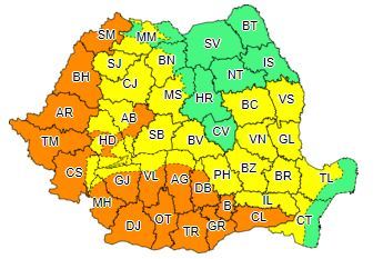 Valul de căldură persistă, marţi, în cea mai mare parte a ţării; de miercuri, va fi afectată în special jumătatea de sud a ţării/ În nord şi nord-vest, vor fi şi vijelii şi intensificări ale vântului 