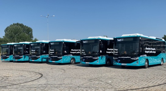 Transport gratuit pentru locuitorii din Mangalia şi turiştii din staţiuni, cu autobuze electrice, de la 1 august