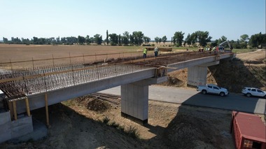 Ritm scăzut al lucrărilor pe centura de sud a municipiului Timişoara, în pofida avertizărilor ministrului Transporturilor, Sorin Grindeanu, privind rezilierea contractului - FOTO