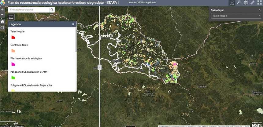 Ministerul Mediului a început procesul de identificare în teren a habitatelor forestiere degradate, în vederea întocmirii planului de reconstrucţie ecologică / Prima etapă vizează peste 2.300 de hectare