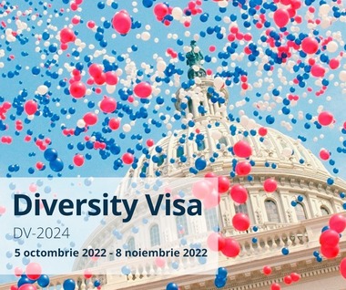 Departamentul de Stat al SUA - Perioada de înregistrare pentru Loteria Vizelor începe de miercuri, de la ora 19.00 şi se încheie în 8 noiembrie / Participanţii nu mai trebuie să aibă paşaport valabil la momentul înscrierii / Nu se percep taxe