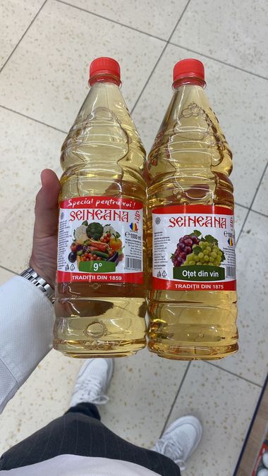 ANPC: Analiza de laborator confirmă că unul dintre oţeturile comercializate pe piaţă ca provenind din vin, retras temporar de la comercializare, este pe bază de acid acetic