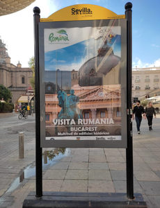 Ministerul Turismului prezintă o campanie de promovare a României, pe străzile din Sevilla, în Spania