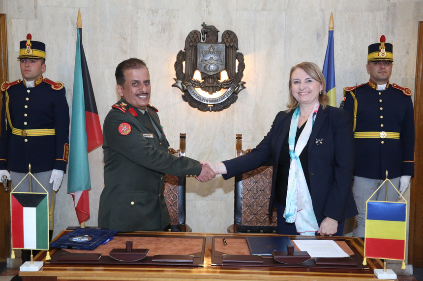 MApN: Acord între Guvernul României şi Guvernul Statului Kuweit privind cooperarea în domeniul militar