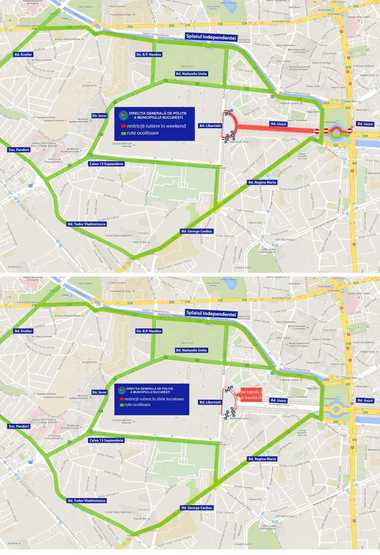 Brigada Rutieră anunţă restricţii ale traficului pe Bulevardul Unirii din Capitală, între 16 şi 18 decembrie, în anumite intervale orare, din cauza Târgului de Crăciun / Rutele ocolitoare recomandate şoferilor 