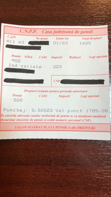 Marius Budăi: Se tipăresc deja taloanele de pensie aferente lunii ianuarie 2023, care prevăd pensiile mărite / Ajutoare acordate pensionarilor  