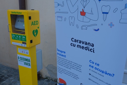 Două defibrilatoare, instalate în locuri publice în municipiul Braşov