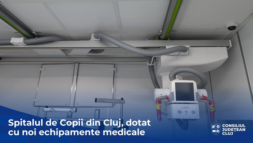 Spitalul de Copii din Cluj, dotat cu noi echipamente medicale în valoare de peste un milion de lei


