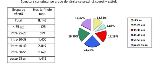 Argeş - Şomerii cu studii gimnaziale reprezintă aproape o treime din total