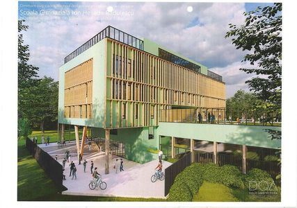 Primarul Sectorului 1, Clotolde Armand: Am semnat contractul pentru construirea unui nou corp de clădire şi a unei săli de sport pentru elevii de la Şcoala Gimnazială „Ion Heliade Rădulescu”