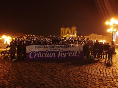 Suporterii din Timişoara pornesc la colindat să adune bani pentru familiile copiilor implicaţi în accidentul din Hunedoara