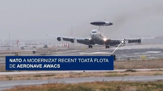 Ministrul Apărării: Avioanele de supraveghere AWACS au ajuns la Bucureşti, de unde vor transmite NATO informaţii despre orice mişcare tactică şi operaţională de la graniţa Alianţei: România şi Aliaţii sunt în siguranţă!