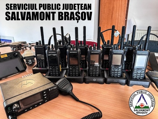 Braşov:  Serviciul Salvamont, dotat cu staţii de emisie-recepţie de ultimă generaţie, care vor asigura comunicarea între salvatori dar şi cu alte instituţii, infrastructura fiind asigurată de STS
