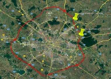 Grindeanu: A fost semnat astăzi contractul pentru proiectarea şi execuţia lotului 3 al Inelului de Centură al Capitalei (A0 Nord). Acest sector de autostradă, în lungime de 8,6 km, va asigura inclusiv legătura între DN 2 (Afumaţi) şi DN 3 (Cernica)