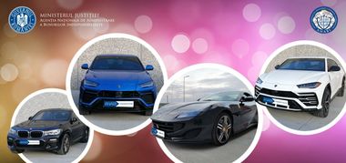 Agenţia Naţională de Administrare a Bunurilor Indisponibilizate a preluat în administrare 4 autovehicule de lux, cu o valoare totală de aproape 4 milioane lei