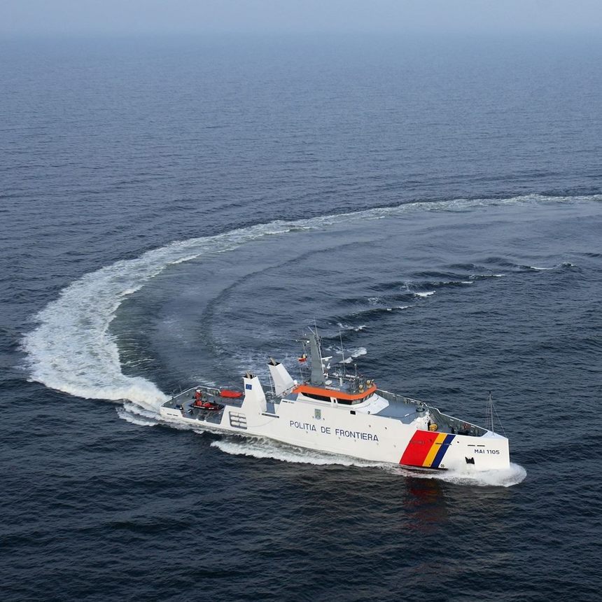 O navă a Poliţiei de Frontieră a plecat într-o nouă misiune Frontex care se va desfăşura în Marea Mediterană timp de două luni
