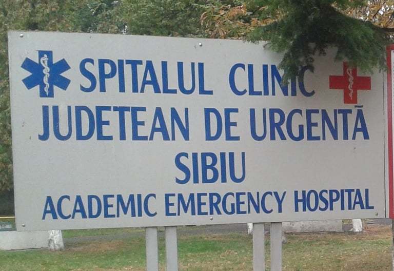 Alertă de incendiu la Spitalul Judeţean Sibiu