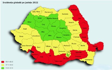 Ziua Mondială de Luptă Împotriva Tuberculozei – România, primul loc în regiune la numărul de cazuri / În 2022, incidenţa globală a tuberculozei a fost 46.1 procente la suta de mii de locuitori, cu mult peste valorile medii la nivel european