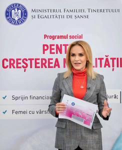 Gabriela Firea: Finalizăm pachetul legislativ pentru creşterea natalităţii şi susţinerea familiilor care conţine, în total, 10 măsuri