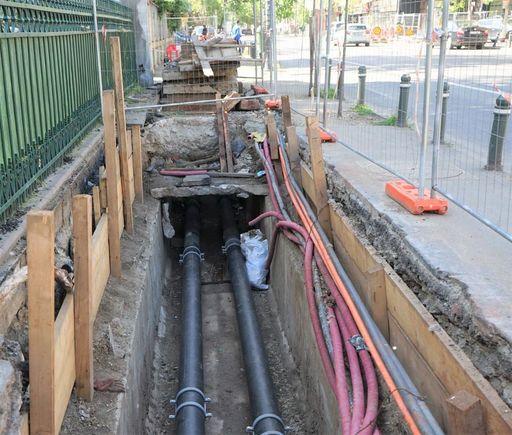 N. Dan: A fost realizată cu succes proba de presiune pe un tronson de 500 m de conductă nouă de termoficare de pe Calea Dorobanţilor, care urmează să fie dată în exploatare în cel mai scurt timp
